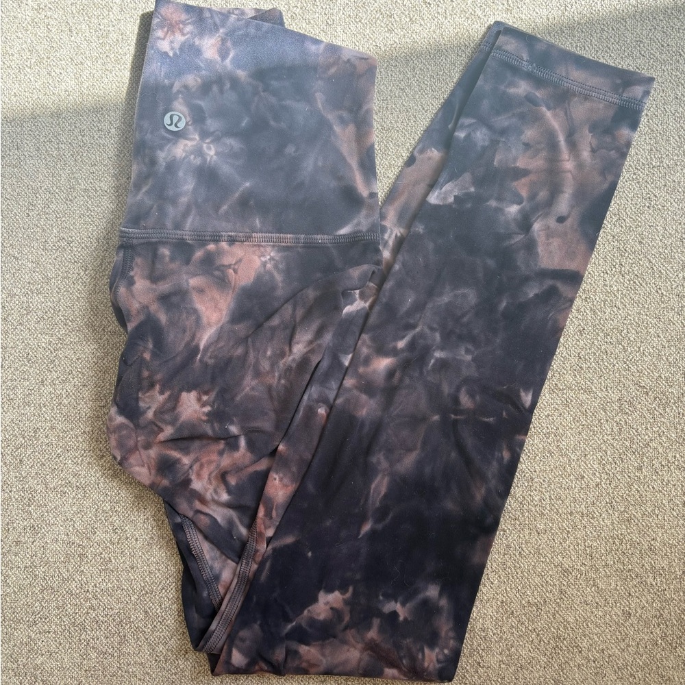 lululemon athletica Black and Brown Leggings
